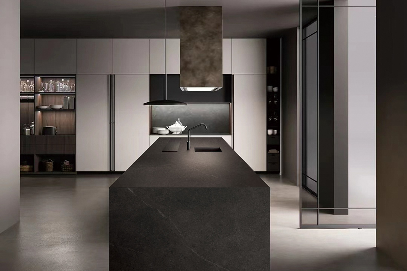 2133 M Fumo Black Lavistone Porcelain (Vertical)