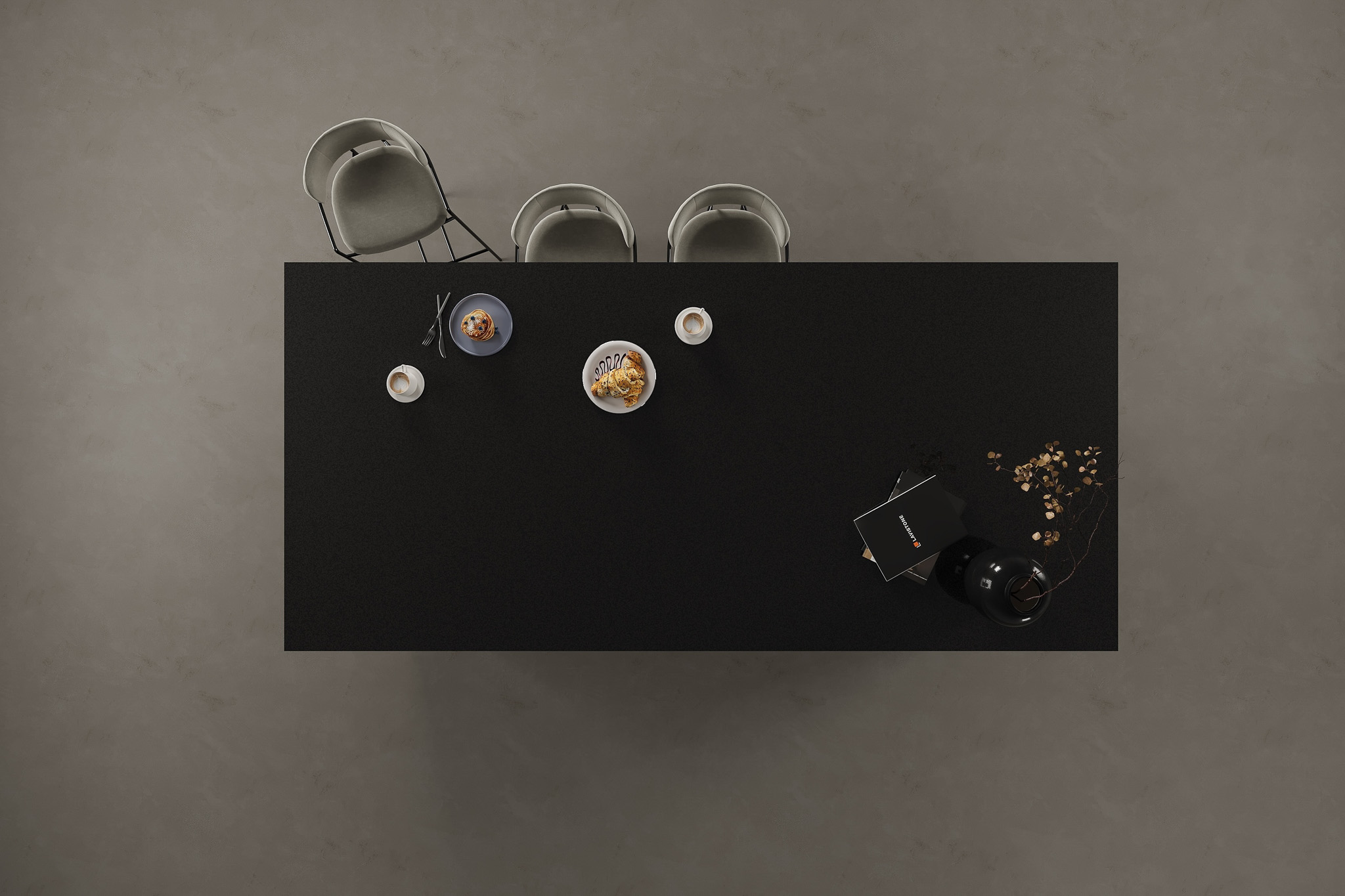LS109 Black Granite Lavistone Gen Surface