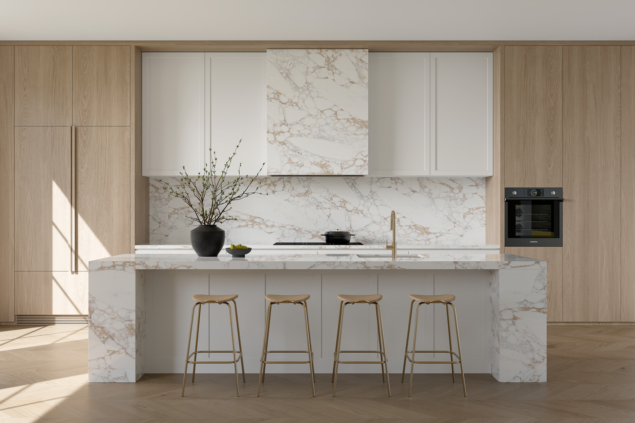 LS402 Eleganto Gold Lavistone Gen Surface (Vertical)