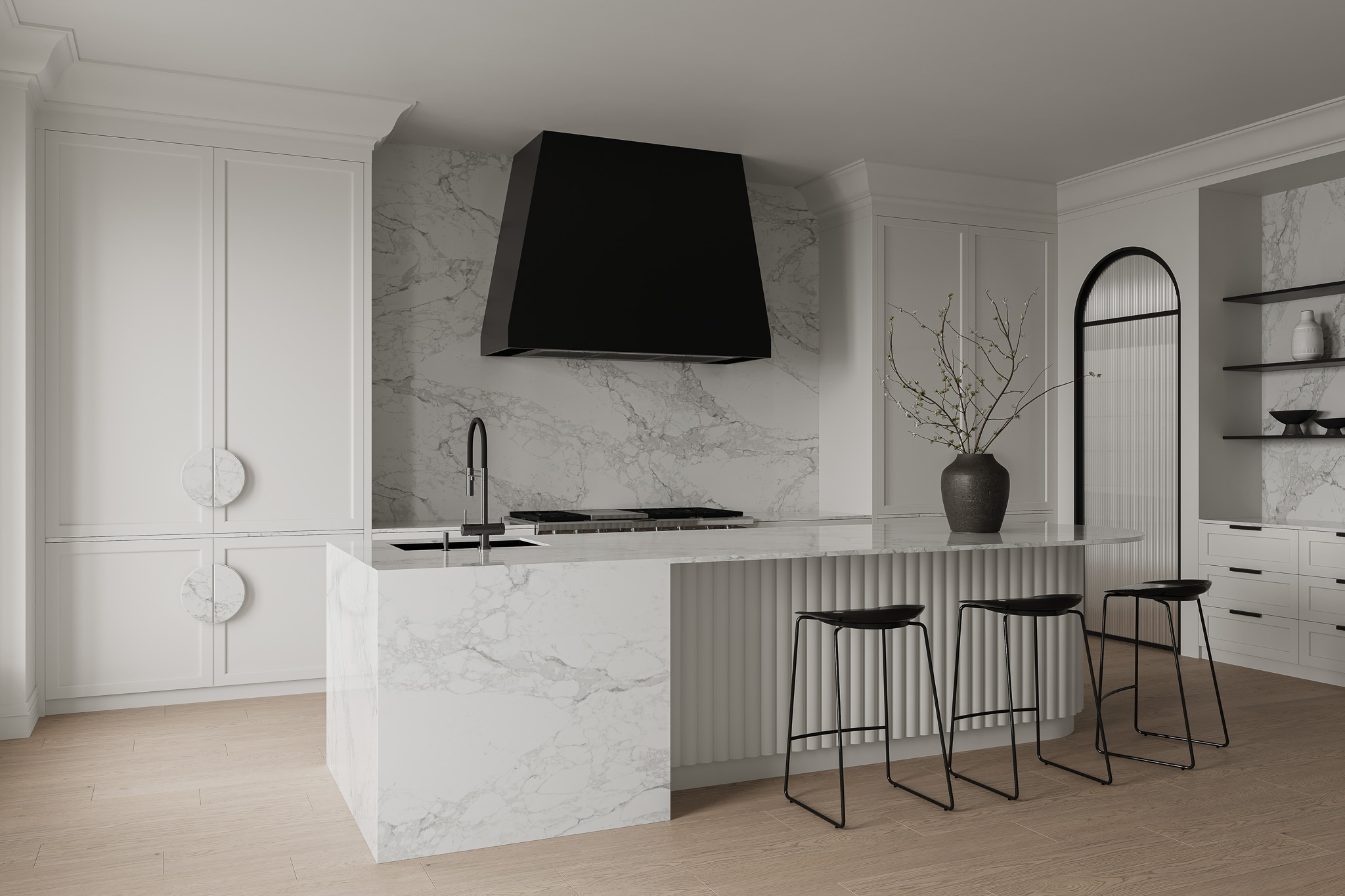LS528 Calacatta Extra Lavistone Gen Surface (Vertical)