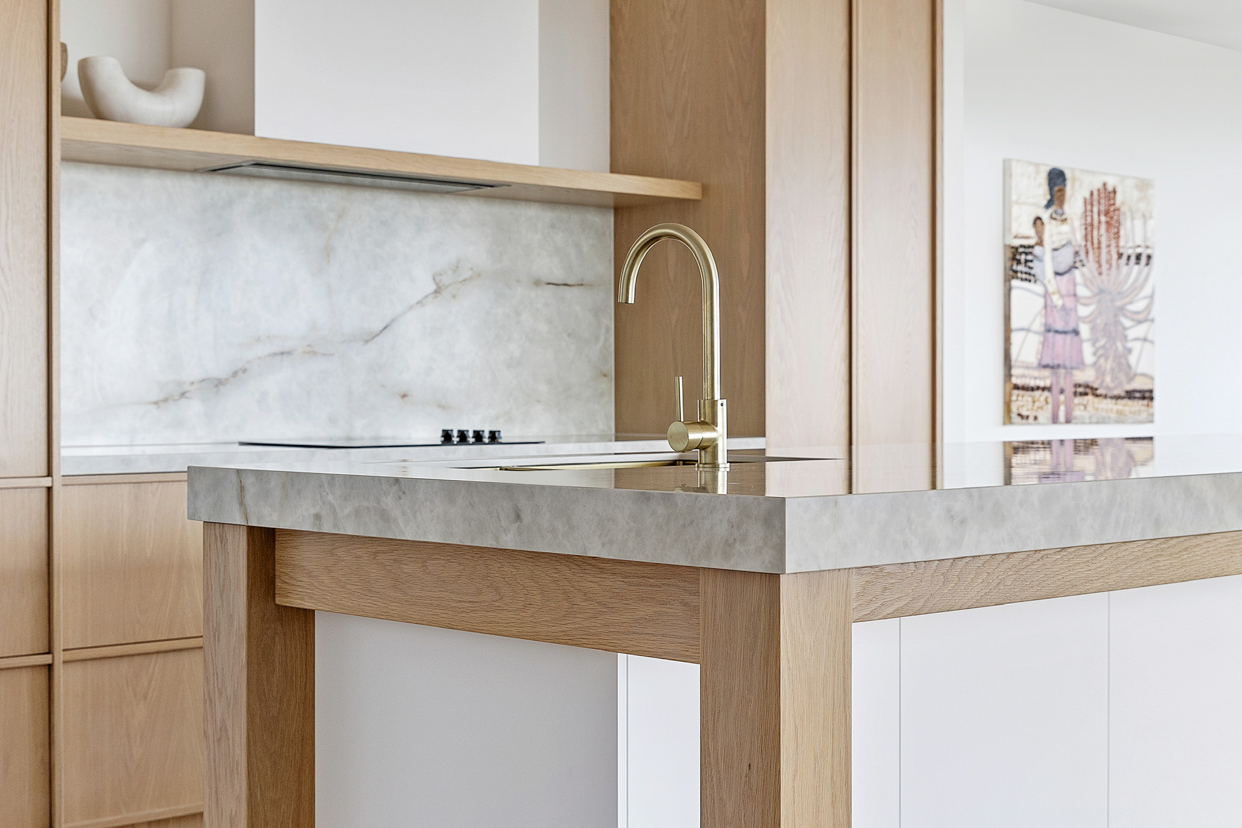 2455 H Manhattan Gold Lavistone Porcelain Dovetail Cabinets L1